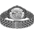 Hugo Boss Principle Skeleton Blue Dial Grey Steel Strap Watch for Men - 1514254