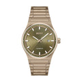 Hugo Boss Candor Automatic Olive Green Dial Brown Steel Strap Watch for Men - 1514184