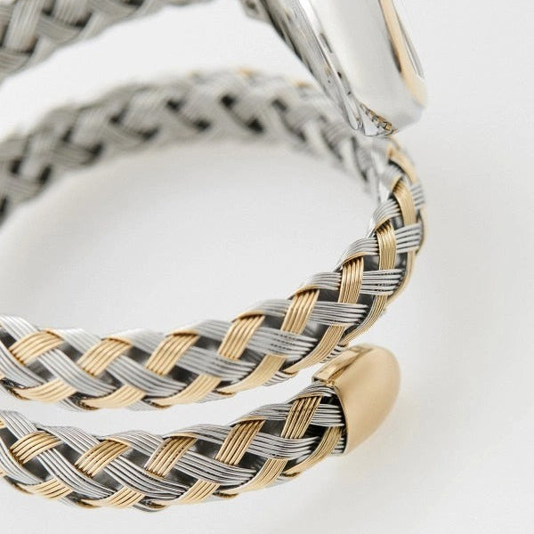 Just Cavalli Novara Mother of Pearl Dial Two Tone Steel Strap Watch for Women - JC1L264M0055