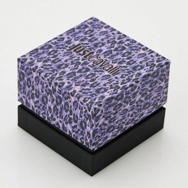 Just Cavalli Mesmerizing Red Dal Gold Steel Strap Watch for Women - JC1L304M0035