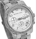 Michael Kors Runway White Dial Silver Steel Strap Watch for Women - MK5825
