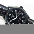 Tag Heuer Carrera Calibre 5 Drive Timer Black Dial Black Leather Strap Watch for Men - WAR2A80.FC6337