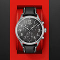Tissot Chrono XL Vintage Quartz Black Dial Black Leather Strap Watch For Men - T116.617.16.062.00