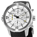 IWC Aquatimer Chronograph White Dial Black Rubber Strap Watch for Men - IW376801