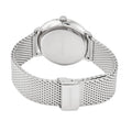 Calvin Klein White Dial Silver Mesh Bracelet Watch for Women - K8M21126