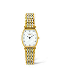 Longines La Grande Classique White Dial Two Tone Mesh Bracelet Watch for Women - L4.205.2.87.7