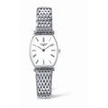 Longines La Grande Classique de Longines Tonneau White Dial Silver Steel Strap Watch for Women - L4.205.4.11.6