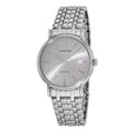 Longines Presence 38.5mm Automatic Silver Dial Silver Mesh Bracelet Watch for Men - L4.921.4.72.6