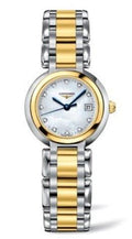 Longines PrimaLuna Quartz Diamonds Mother of Pearl Dial Two Tone Steel Strap Watch for Women - L8.110.5.93.6