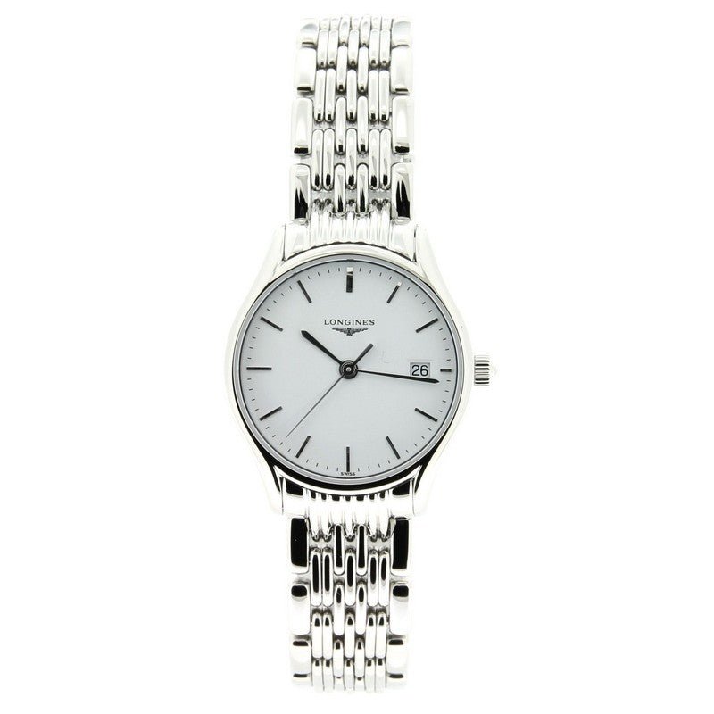 Longines Lyre Classico 25mm White Dial Silver Stainless Steel Watch for Women - L4.259.4.12.6
