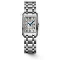 Longines Dolcevita Diamonds Silver Dial Silver Steel Strap Watch for Women - L5.258.0.71.6