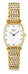 Longines La Grande Classique White Dial Two Tone Mesh Bracelet Watch for Women - L4.205.2.87.7