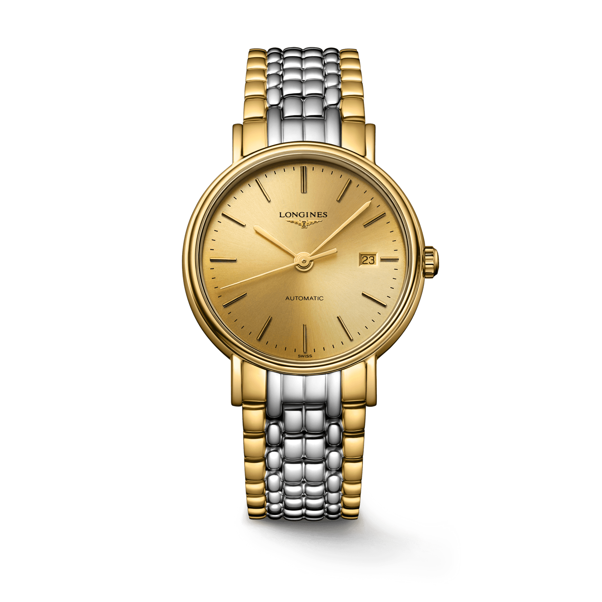 Longines Presence 38.5mm Automatic Stainless Steel Watch for Men - L4.921.2.32.7