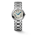 Longines PrimaLuna White Dial Silver Steel Strap Watch for Women - L8.110.4.71.6