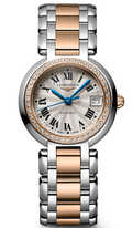 Longines PrimaLuna Automatic Diamond 26.5mm Silver Dial Two Tone Steel Strap Watch for Women - L8.111.5.79.6