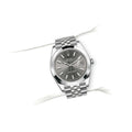 Rolex Datejust 41 Oyster Grey Dial Silver Oystersteel Bracelet Watch for Men - M126300-0008