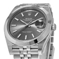 Rolex Datejust 41 Oyster Grey Dial Silver Oystersteel Bracelet Watch for Men - M126300-0008