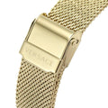 Versace Meander Greca White Dial Gold Mesh Bracelet Watch for Women - VELW00820