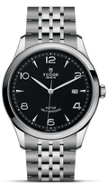 Tudor 1926 Automatic Black Dial Silver Steel Strap Watch for Men - M91650-0002