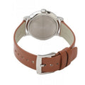 Marc Jacobs Baker White Dial Brown Leather Strap Watch for Women - MBM1265
