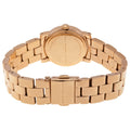Marc Jacobs Mini Amy White Dial Rose Gold Steel Strap Watch for Women - MBM3078