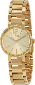 Marc Jacobs Peggy Gold Dial Gold Steel Strap Watch for Women - MBM3405