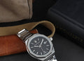 Maserati Stile Analog Black Dial Silver Steel Strap Watch For Men - R8853142003