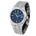 Maurice Lacroix Aikon Automatic Blue Dial Silver Steel Strap Watch For Men - AI6008-SS002-430-1