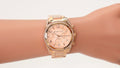Michael Kors Blair Rose Gold Dial Rose Gold Steel Strap Watch for Women - MK5263