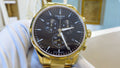 Tissot Chrono XL Classic Black Dial Gold Steel Strap Watch for Men - T116.617.33.051.00