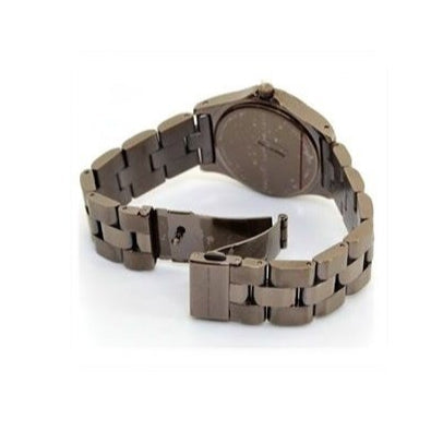 Marc Jacobs Amy Brown Dial Brown Steel Strap Watch for Women - MBM3128