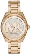 Michael Kors Janelle Quartz Gold Dial Gold Steel Strap Watch For Women - MK7088