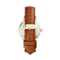 Michael Kors Catlin Champagne Dial Brown Leather Strap Watch for Women - MK2375
