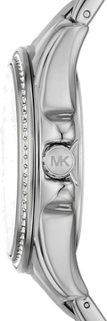 Michael Kors Pilot Quartz Silver Dial Silver Steel Strap Watch For Women - MK7368
