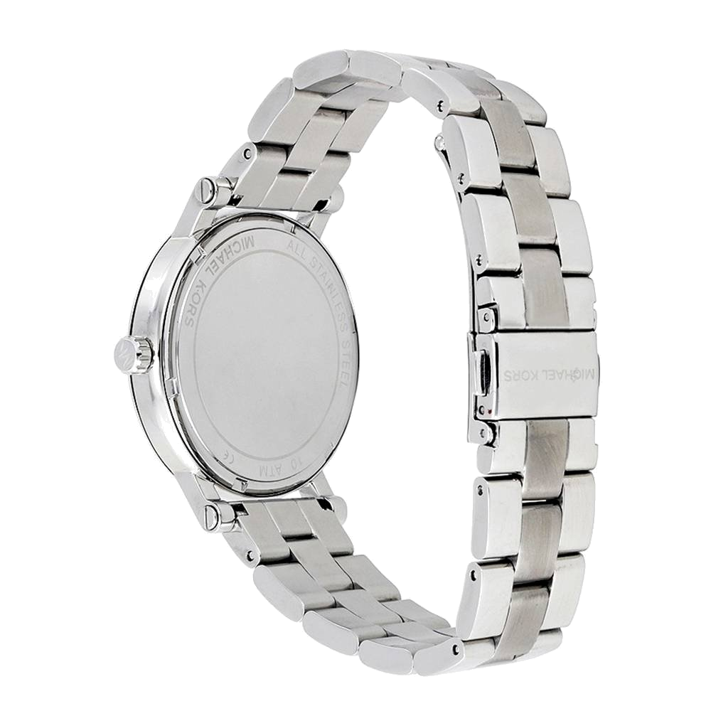 Michael Kors Norie Grey Dial Silver Stainless Steel Strap Watch for Women - MK3559