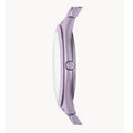 Michael Kors Slim Runway Quartz Purple Dial Purple Steel Strap Watch For Women - MK4540