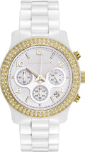 Michael Kors Runway White Dial White Steel Strap Watch for Women - MK5237