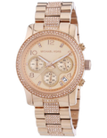 Michael Kors Runway Gold Dial Gold Steel Strap Watch for Women - MK5827