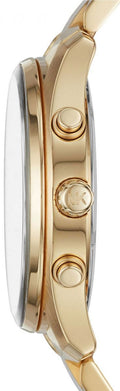 Michael Kors Briar Analog Gold Dial Gold Steel Strap Watch For Women - MK6464