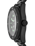 Michael Kors Maritime Three Hand Black Dial Black Steel Strap Watch for Men - MK9181