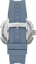 Michael Kors Sidney Chambray Multifunction Blue Dial Blue Silicone Strap Watch For Women - MK7220