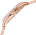 Michael Kors Sylvia Mother Of Pearl Dial Rose Gold Steel Strap Watch for Women - MK4656