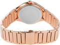 Michael Kors Sylvia Mother Of Pearl Dial Rose Gold Steel Strap Watch for Women - MK4656