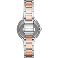Michael Kors Taryn Quartz White Dial Two Tone Steel Strap Watch For Women - MK4461