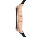 Michael Kors Jessa Quartz Black Dial Black Silicone Strap Watch For Women - MK7266