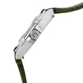 Maurice Lacroix Aikon Quartz Black Dial Green Crocodile Leather Strap Watch for Men - AI1008-PVB21-330-1