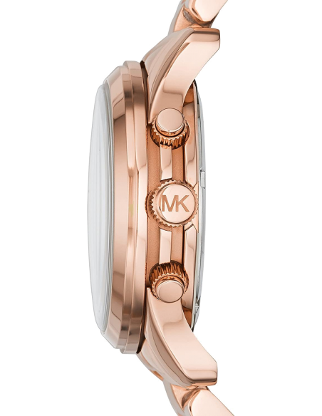 Michael Kors Runway Iridescent Dial Rose Gold Steel Strap Watch for Women - MK5940