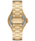 Michael Kors Lennox Gold Dial Gold Steel Strap Watch For Women - MK1062