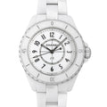 Chanel J12 Quartz White Dial White Steel Strap Watch for Women - J12 H5698
