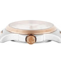 Gucci G Timeless Diamonds Mother of Pearl Dial Two Tone Steel Strap Watch For Women - YA126544